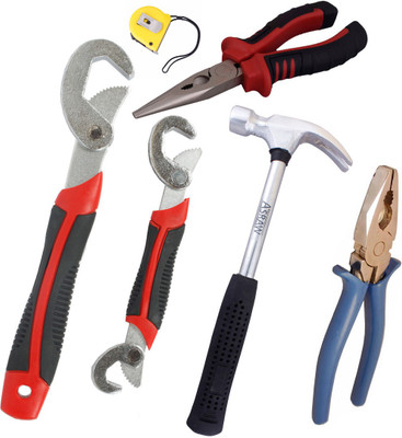 

Asraw Hand Tool Kit(6 Tools), Multicolor