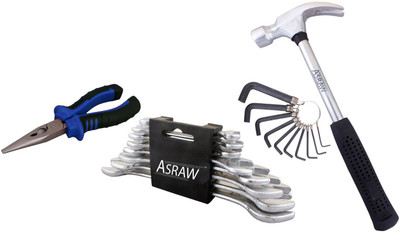 

Asraw Hand Tool Kit(12 Tools), Multicolor