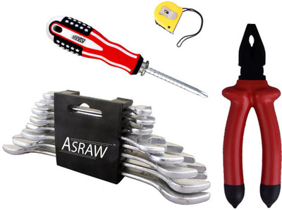 

Asraw Hand Tool Kit(12 Tools), Multicolor