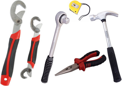 

Asraw Hand Tool Kit(6 Tools), Multicolor