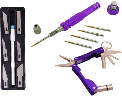 

Asraw Hand Tool Kit(3 Tools), Purple