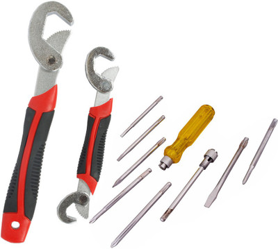 

Asraw Snap N Grip & Screwdriver Set Hand Tool Kit(2 Tools), Multicolor
