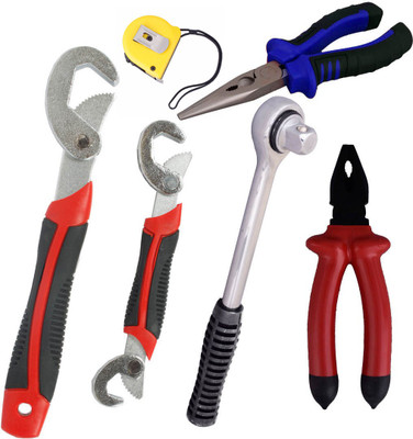 

Asraw Hand Tool Kit(6 Tools), Multicolor