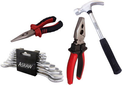 

Asraw Hand Tool Kit(12 Tools), Multicolor