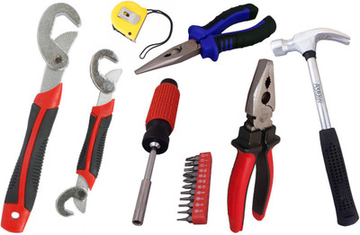 

Asraw Hand Tool Kit(7 Tools), Multicolor