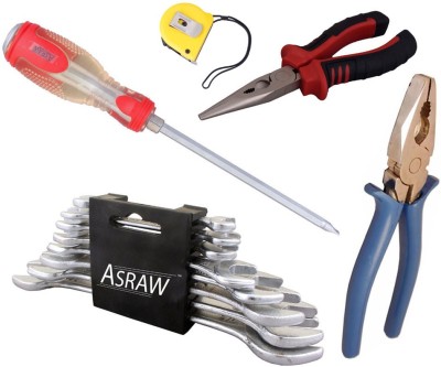 

Asraw Hand Tool Kit(13 Tools), Multicolor