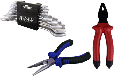 

Asraw Hand Tool Kit(11 Tools), Multicolor
