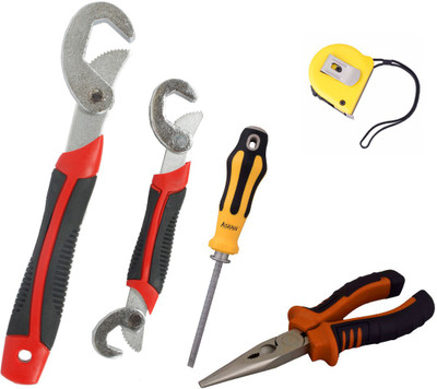 

Asraw Hand Tool Kit(5 Tools), Multicolor