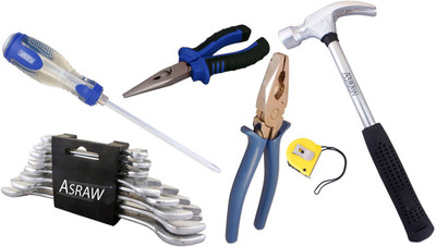 

Asraw Hand Tool Kit(14 Tools), Multicolor