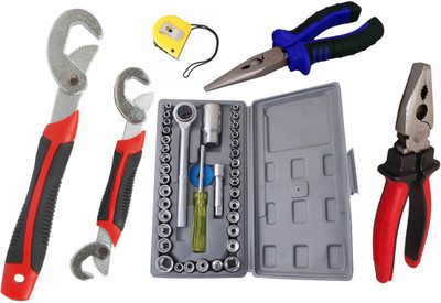 

Asraw Hand Tool Kit(6 Tools), Multicolor