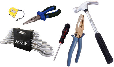 

Asraw Hand Tool Kit(14 Tools), Multicolor
