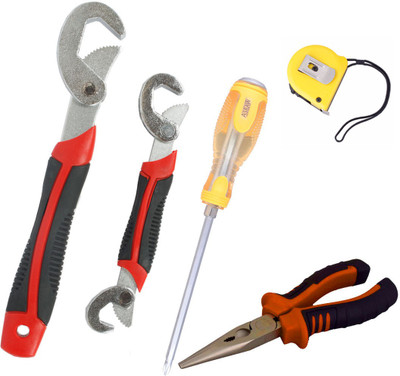 

Asraw Hand Tool Kit(5 Tools), Multicolor