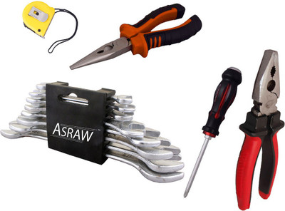 

Asraw Hand Tool Kit(13 Tools), Multicolor