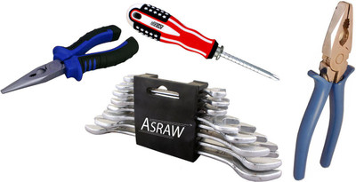 

Asraw Hand Tool Kit(12 Tools), Multicolor