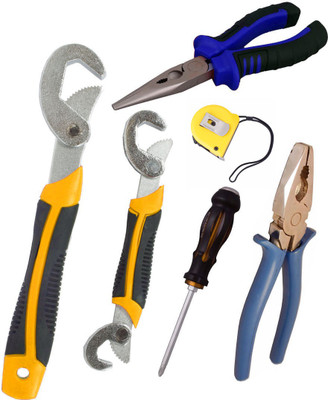 

Asraw Hand Tool Kit(6 Tools), Multicolor