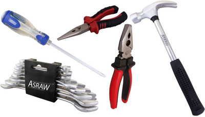 

Asraw Hand Tool Kit(13 Tools), Multicolor