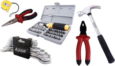 

Asraw Hand Tool Kit(14 Tools), Multicolor