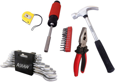 

Asraw Hand Tool Kit(13 Tools), Multicolor
