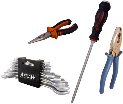 

Asraw Hand Tool Kit(12 Tools), Multicolor