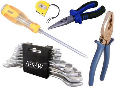 

Asraw Hand Tool Kit(13 Tools), Multicolor