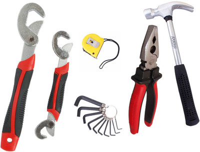 

Asraw Hand Tool Kit(6 Tools), Multicolor
