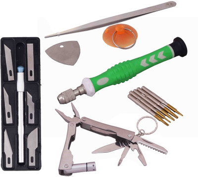 

Asraw Hand Tool Kit(6 Tools), Green