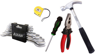 

Asraw Hand Tool Kit(13 Tools), Multicolor
