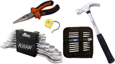 

Asraw Hand Tool Kit(13 Tools), Multicolor