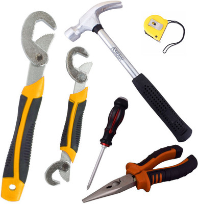 

Asraw Hand Tool Kit(6 Tools), Multicolor