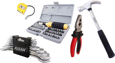 

Asraw Hand Tool Kit(13 Tools), Multicolor