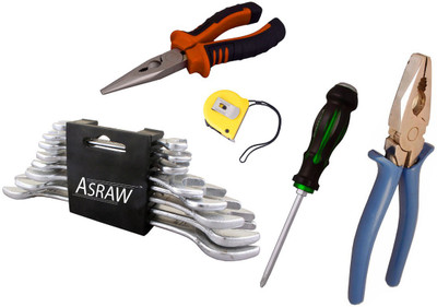 

Asraw Hand Tool Kit(13 Tools), Multicolor