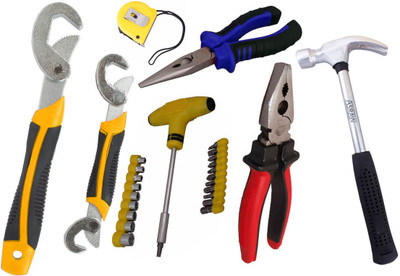 

Asraw Hand Tool Kit(7 Tools), Multicolor