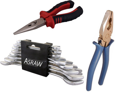 

Asraw Hand Tool Kit(11 Tools), Multicolor