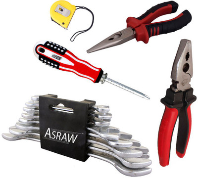 

Asraw Hand Tool Kit(13 Tools), Multicolor