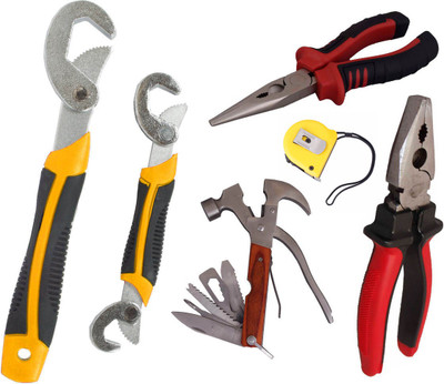 

Asraw Hand Tool Kit(6 Tools), Multicolor