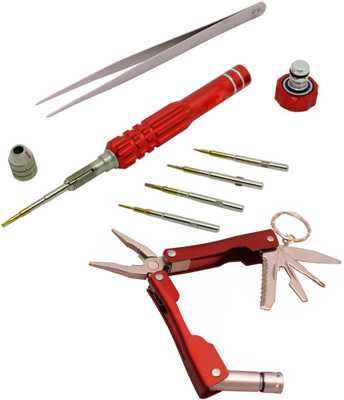

Asraw Hand Tool Kit(3 Tools), Red