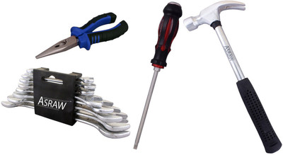 

Asraw Hand Tool Kit(12 Tools), Multicolor