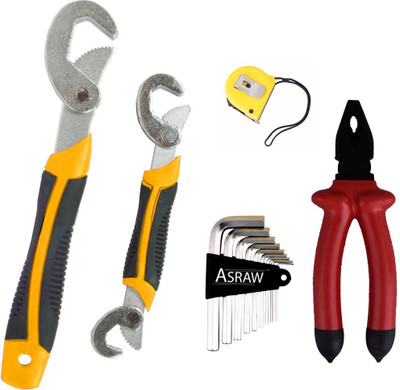 

Asraw Hand Tool Kit(5 Tools), Multicolor