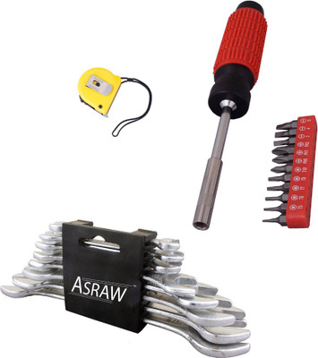 

Asraw Hand Tool Kit(11 Tools), Multicolor