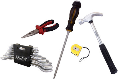 

Asraw Hand Tool Kit(13 Tools), Multicolor