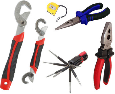 Asraw Hand Tool Kit(6 Tools), Multicolor