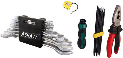

Asraw Hand Tool Kit(12 Tools), Multicolor