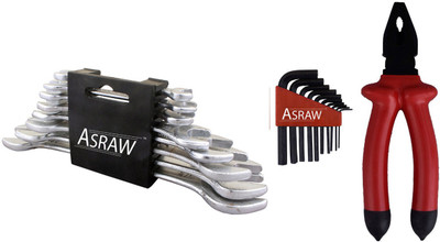 

Asraw Hand Tool Kit(11 Tools), Multicolor