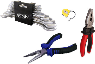 

Asraw Hand Tool Kit(12 Tools), Multicolor