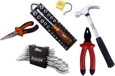 

Asraw Hand Tool Kit(14 Tools), Multicolor
