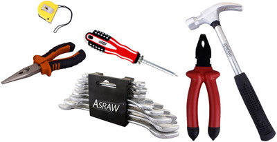 

Asraw Hand Tool Kit(14 Tools), Multicolor