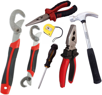 

Asraw Hand Tool Kit(7 Tools), Multicolor