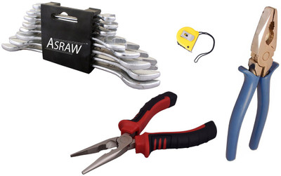 

Asraw Hand Tool Kit(12 Tools), Multicolor