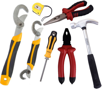 

Asraw Hand Tool Kit(7 Tools), Multicolor