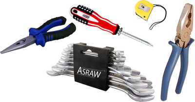 

Asraw Hand Tool Kit(13 Tools), Multicolor
